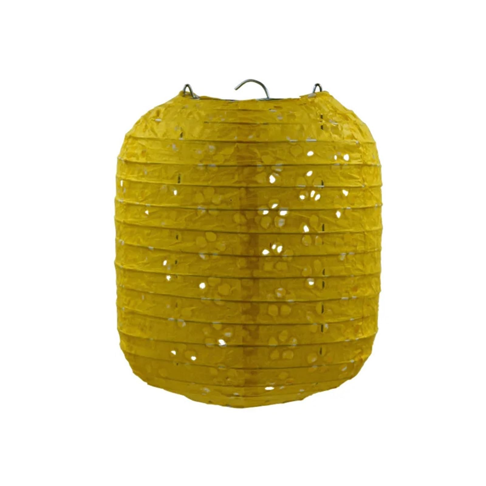 Zyayng Yellow Elliptical 12Pc 20Cm Decoration Elliptical Paper Lantern For Wedding Party Supplies Lamp For Decoration(Yellow Elliptical)