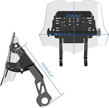 Amazon.com: NICECNC Motorcycle GPS Mount Bracket Kit, Mini Fairing