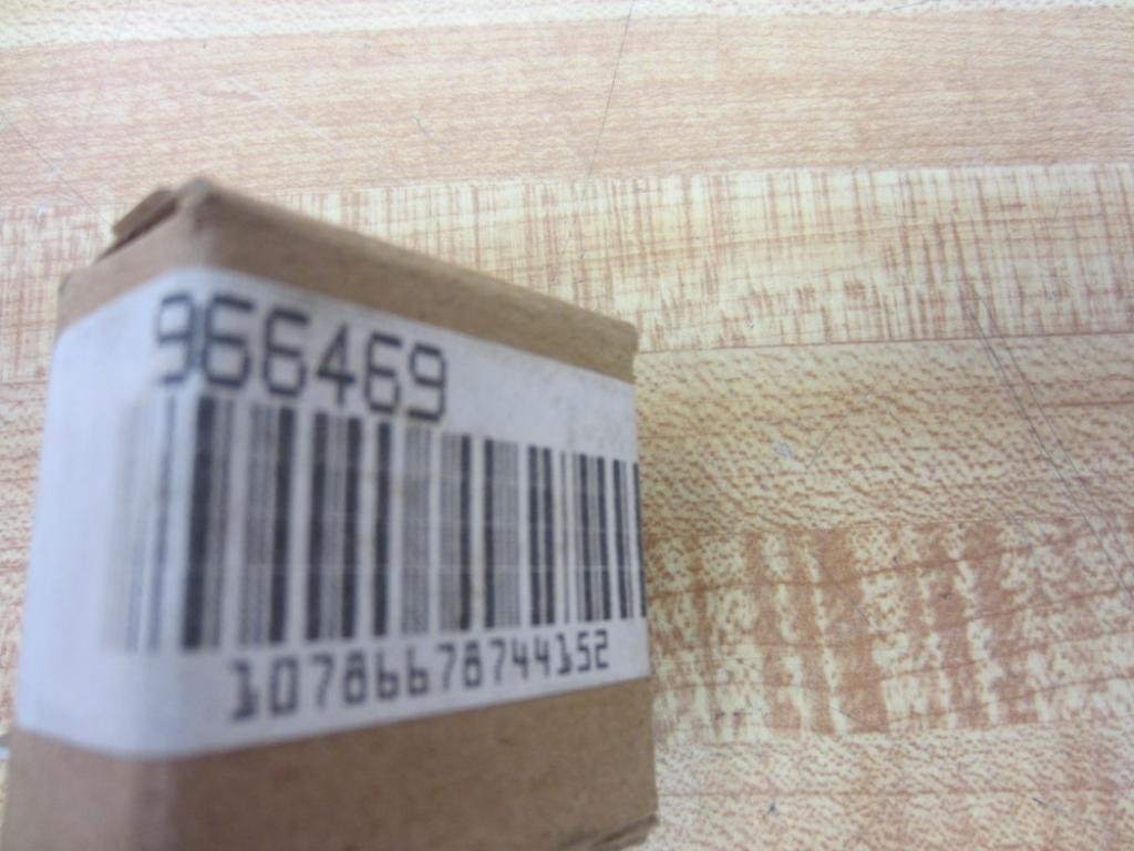 Close-up of the product packaging showing the barcode and part number '966469'.