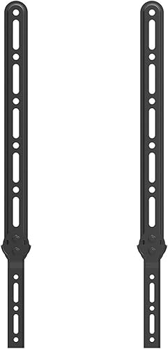 QualGear Soporte universal de barra de sonido duradero para barras de sonido de hasta 33.1 lbs/33 libras, negro (Qg-Sb-001-Blk)