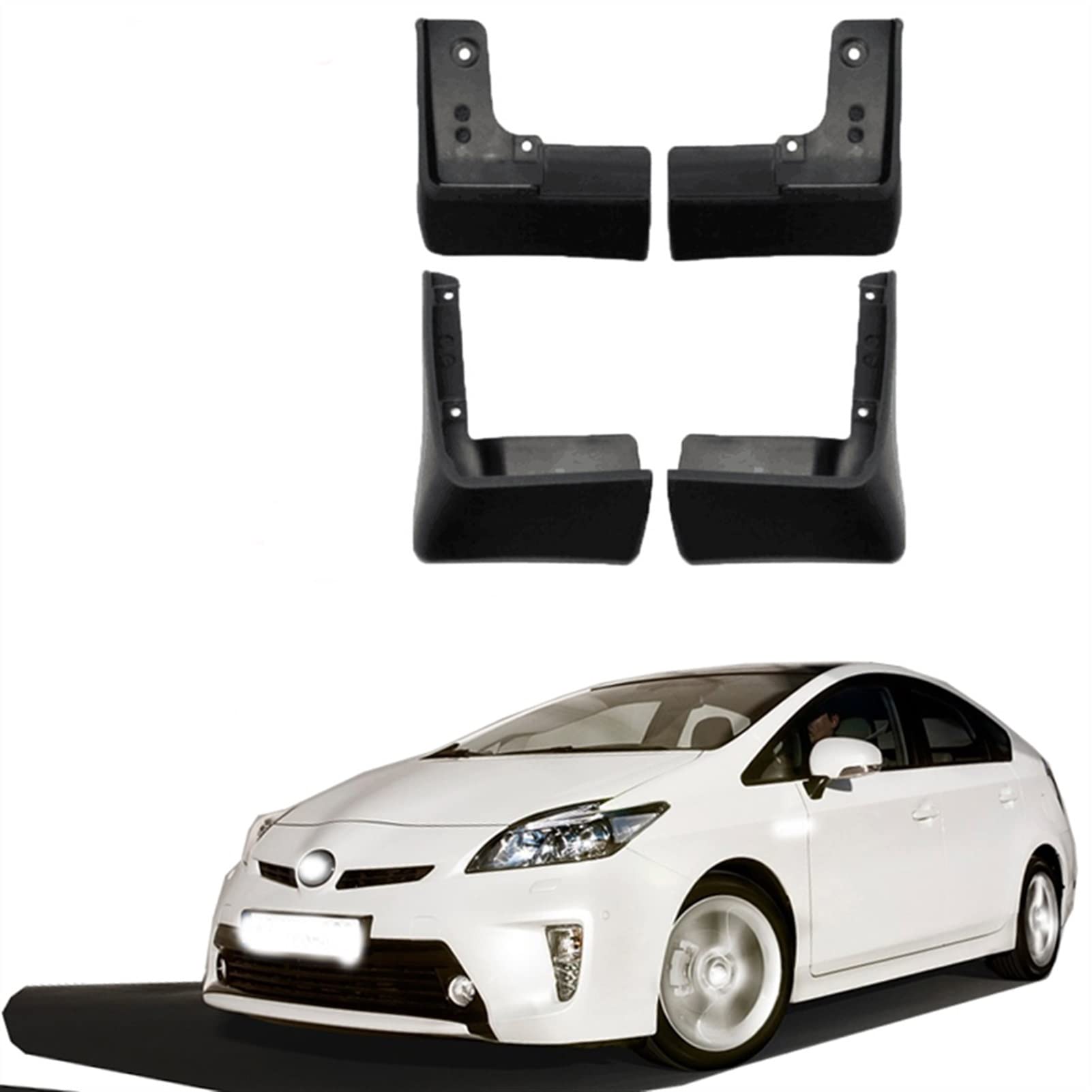 Garde-Boue pour Toyota Prius XW30 2010-2015 - Bavettes Anti-éclaboussures Voiture