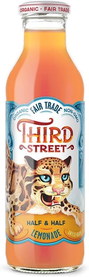 Third Street Half & Half Black Tea Lemonade, 14 Ounce (Pack Of 12)