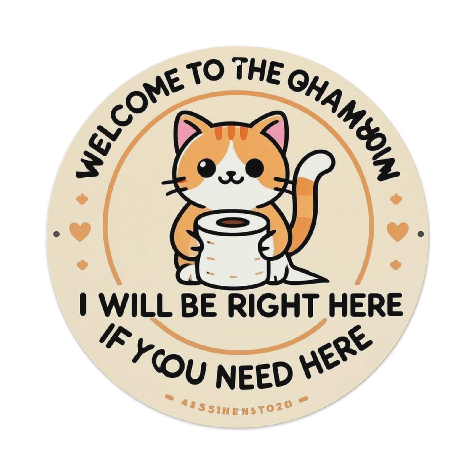 Welcome To The Qhamwon Tin Sign Metal Poster Vintage Metal Signs for Home Man Cave Bar Cafe Kitchen laundry room Wall Decorations 8x8 inches
