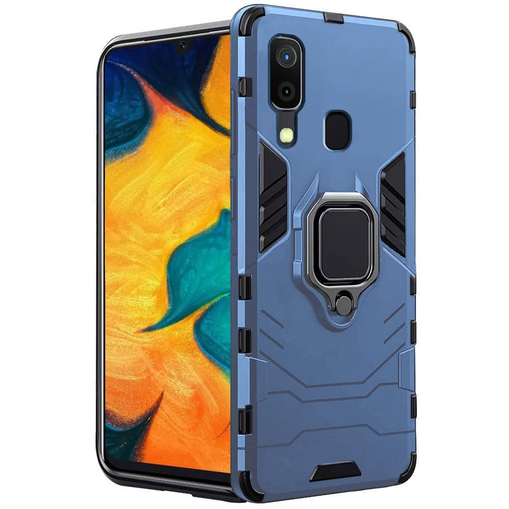 TheGiftKart Tough Armor Bumper Back Case Cover For Samsung Galaxy A30/A20/M10S|Ring Holder & Kickstand In-Built|360 Degree Protection Back Cover For Samsung A30/A20/M10S (Pc & Tpu|Greyish Blue) (B0BN1HMGCT) Amazon Price History, Amazon Price Tracker