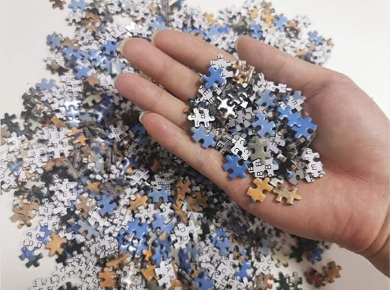 Jigsaw Puzzles For Adults 1000 Piece Escher Three Worlds Giclee Adults Puzzle 1000 Piece，Challenging Puzzle Game 26x38CM