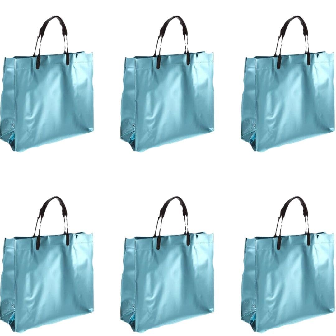 SATYAM KRAFT 6 Pcs Paper Bag Goodie Bags with Handle Gift Paper bag,birthday return gifting bag, Marriage Return Gifts, Deepawali Gift,Birthday, Party, Diwali, Seasons Greetings (Extra Small) (Blue) (B0CTT3JWJV) Amazon Price History, Amazon Price Tracker