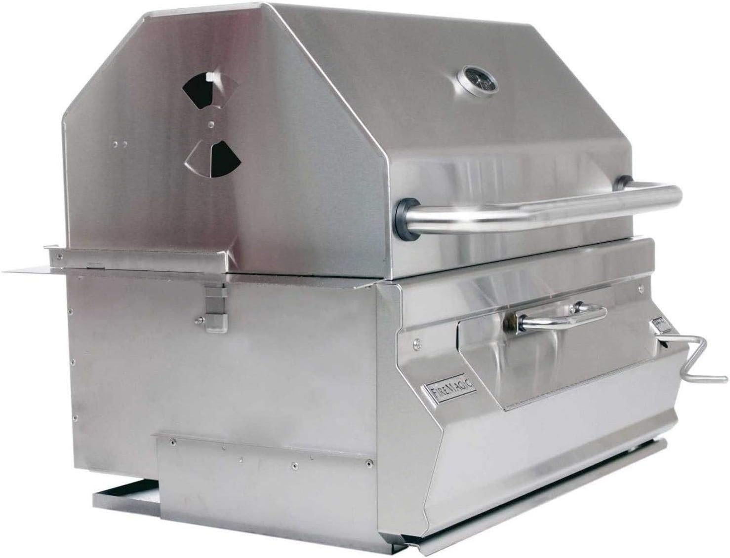 Fire Magic Legacy 30-Inch Built-In Charcoal Grill with Smoker Oven/Hood (14-SC01C-A)