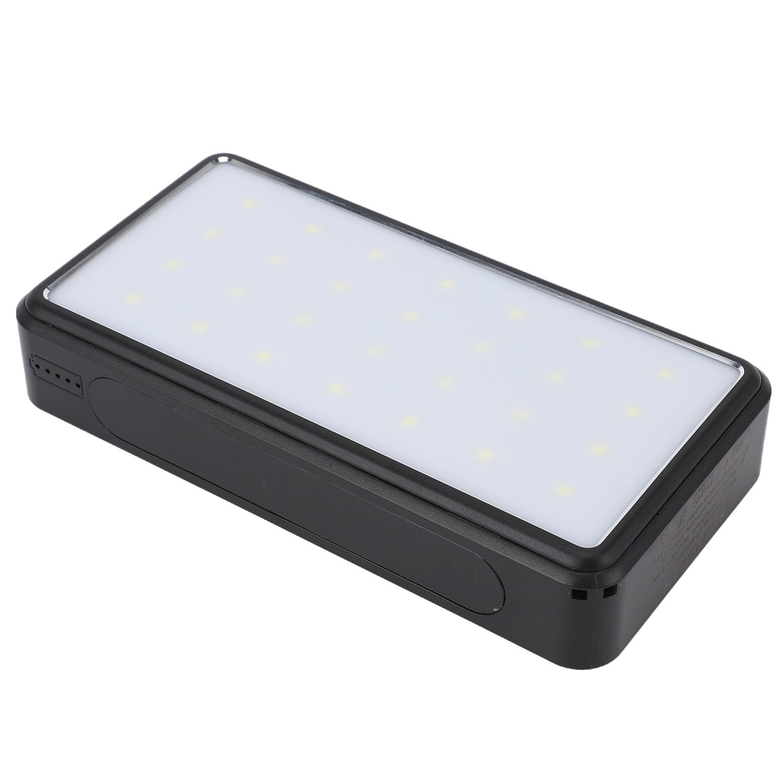 SIXRUN Banque d'énergie Solaire ABS USB C Chargeur Portable 10 000 MAh avec Deux Lampes de Poche IP67 Résistant à l'eau pour Le Camping Voyage d'urgence pour Smartphone, Tablette, Ordinateur