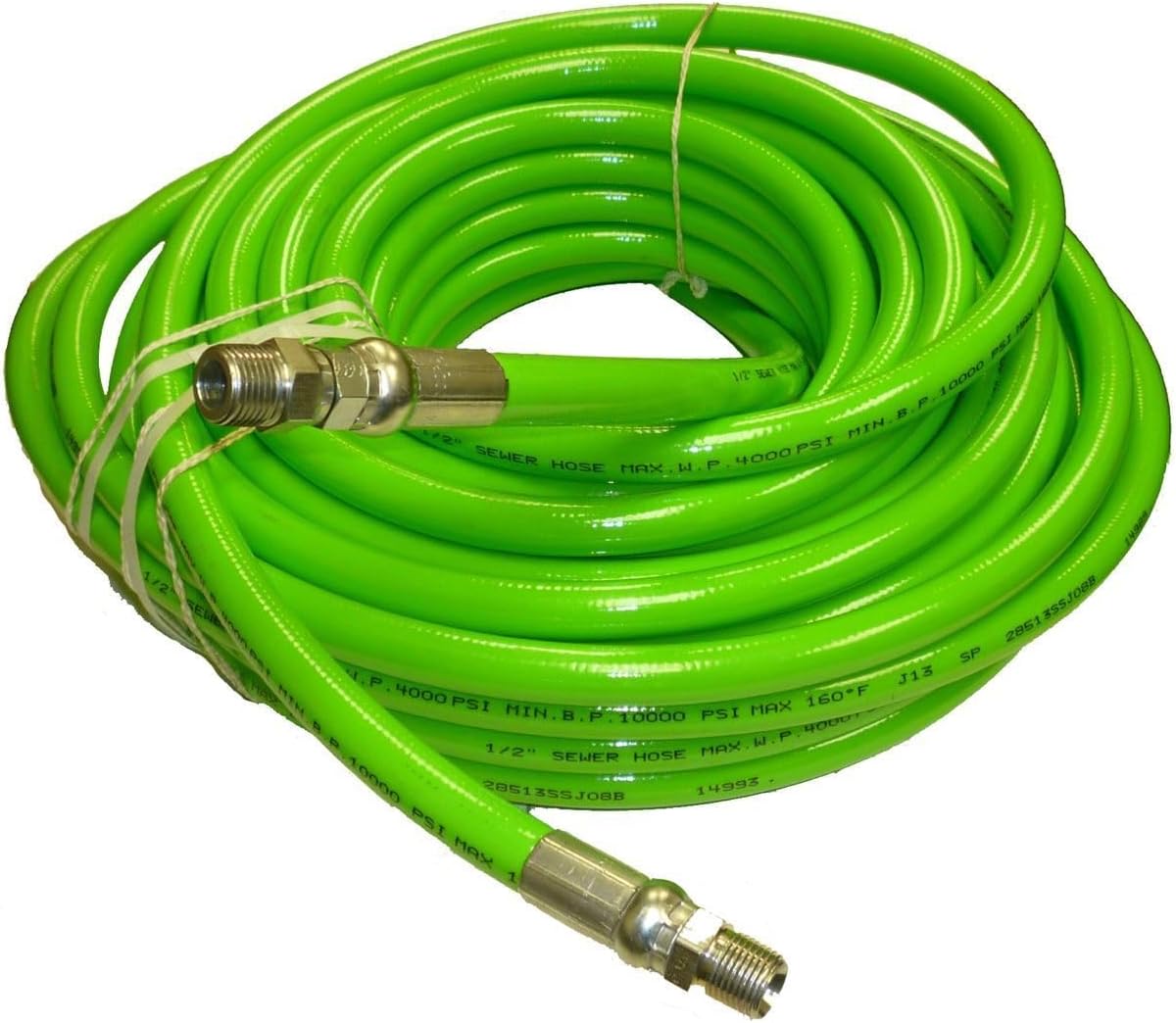 Replacement for 1/2" x 100' Sewer Jetter Hose 4,000 PSI Green (SOLxSWV)
