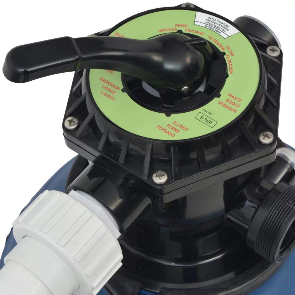 Festnight 2 Unidades Filtro de Arena para Piscina,Depuradora de Agua para Piscina,Bomba Filtro de Arena,Depuradora Piscina 1000 W 16800 l/h XL