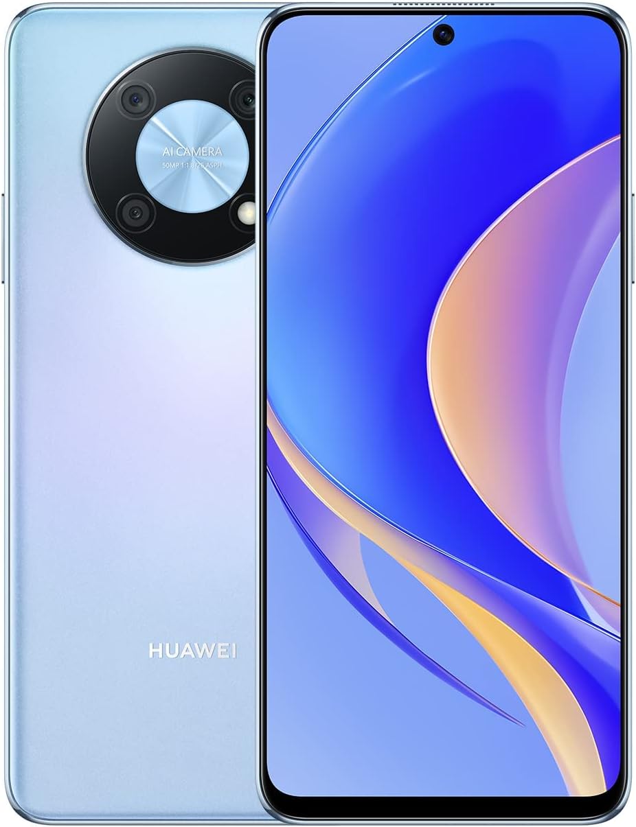 nova Y90 Dual-SIM 128GB ROM + 6GB RAM (GSM only | No CDMA) Factory Unlocked 4G/LTE Smartphone (Crystal Blue) - International Version