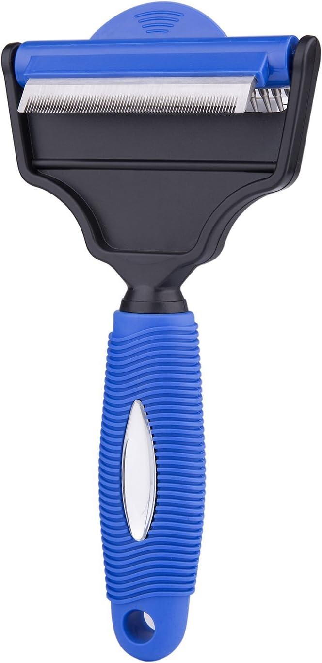 AAPVP Dog Grooming Brush and Deshedding Tool for Dogs and Cats 2in1 Dog Brush Dual