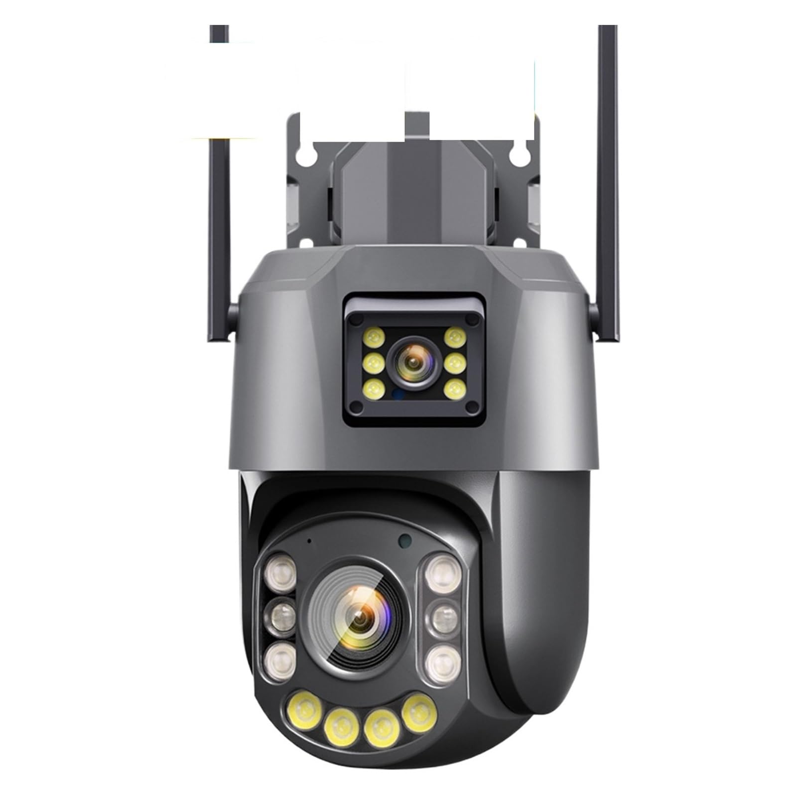 JVDDI 4K PTZ Camera Wifi Dual Lens 6MP Outdoor Surveillance 36XOptical Zoom Camera 495M Ultra Long IR Vision Distance Security(6MP Add 32G Card)