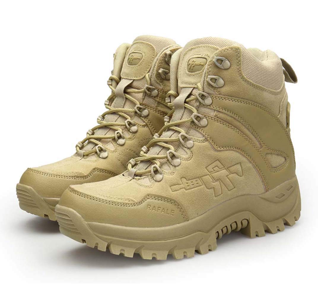 BitigerArmy Combat Side Zip Jungle Patrol Tactical Military Boots All Terrain Shoes for Hiking Hunting Working Walking