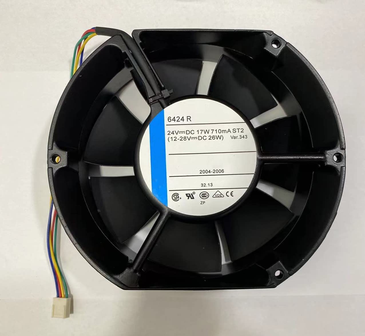 6424R DC24V 710mA 17W 17251 172mm 4線インバーター冷却ファン。