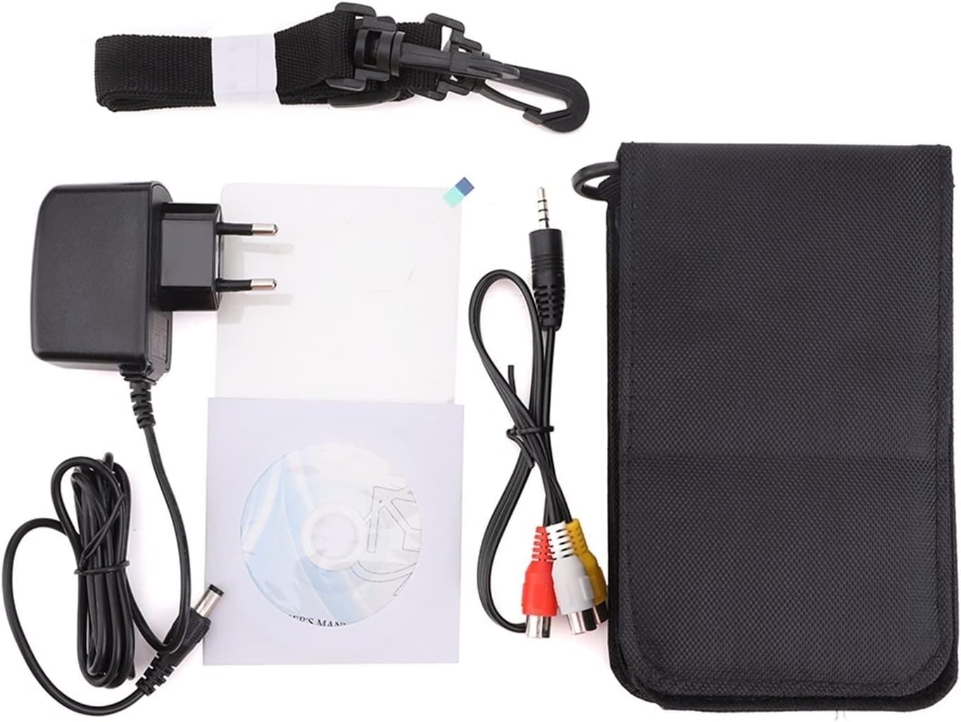 SATLINK SP-2100 HD Satelliten Messgerät Sat Finder für DVB-S/DVB-S2 MPEG-2/4 Digitales Messgerät mit 3,5" TFT LCD Display & Tonsignal inkl. Steckernetzteil, AV-Adapterkabel & Nylonschutztasche