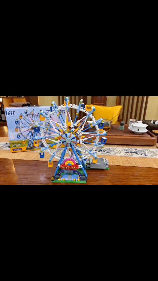 Kit Costruzione Ruota Panoramica NEWRICE - 870 Pezzi Con Luci E Motore, Per Bambini 6+ E Adulti