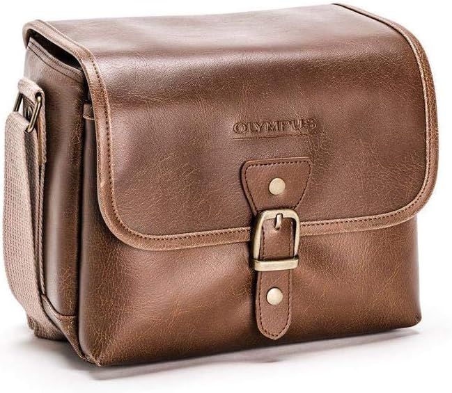 OM SYSTEM Olympus Tracker Classic Design Vintage Camera Bag (Brown)