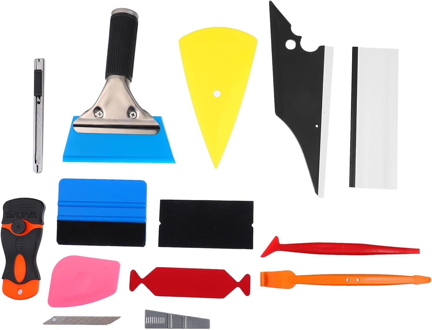 Car Vinyl Wrap Tool Kit 10-Piece Set for Window Tinting Squeegee and Application Tools for Vehicle Wraps Professional Tint Film Installation Accessories