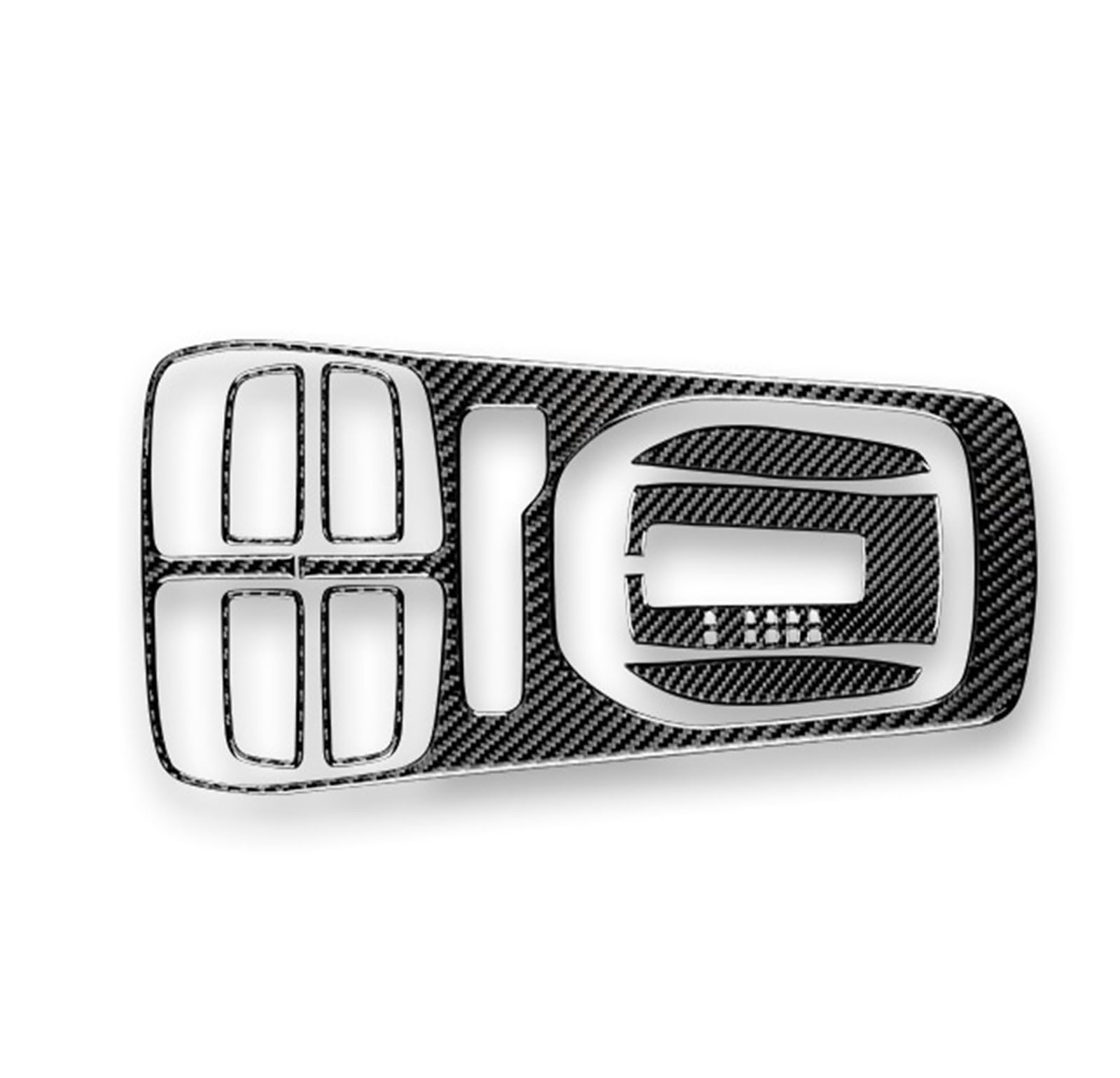Car Trim Interior for Chevrolet for Camaro 2010-2015 Soft Carbon Fiber Accessories Interior Trim Car Gear Shift Panel Sticker Interior Mouldings(B Black Carbon)