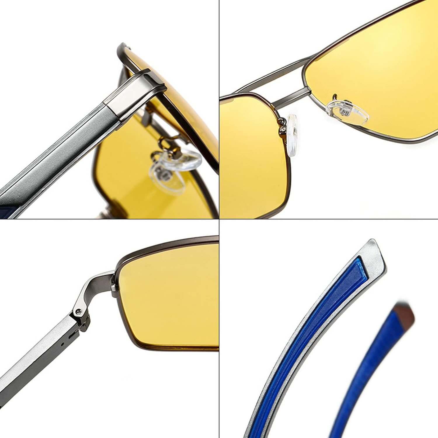 COTIA Classic Men Bifocal Reading Sports Sunglasses Night Driving Yellow Lenses Cycling Fishing Driving Sun Glasses - Image 5