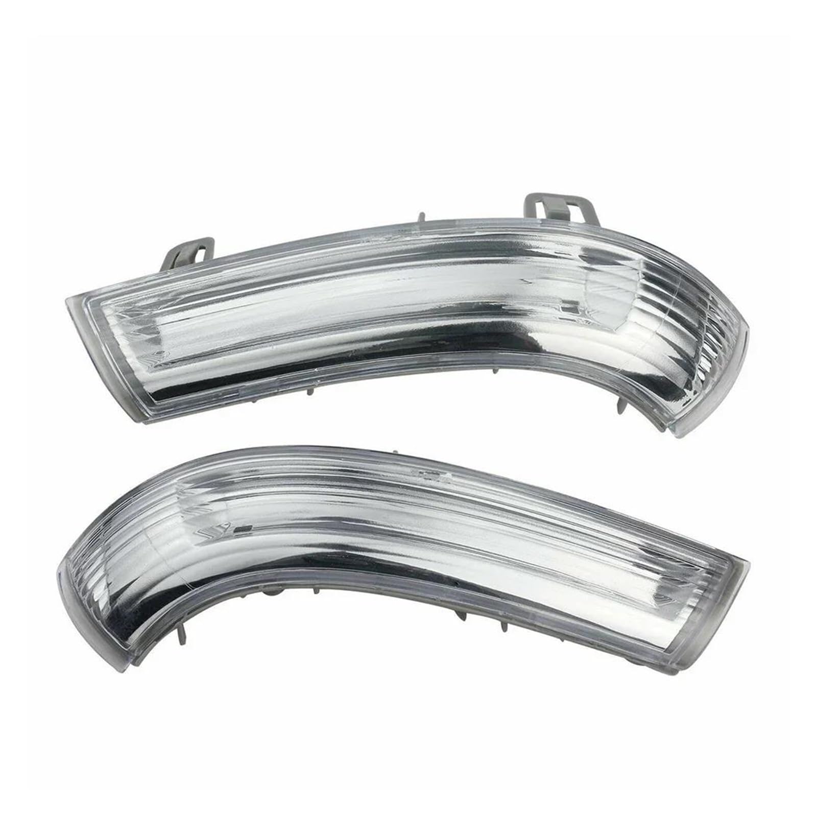 Intermitente Para Automóviles Para Seat Para Alhambra 2009-2010 Señales Giro Lámpara Repetición Lateral Del Coche Luz Señal Espejo Retrovisor(Transparent A pair)