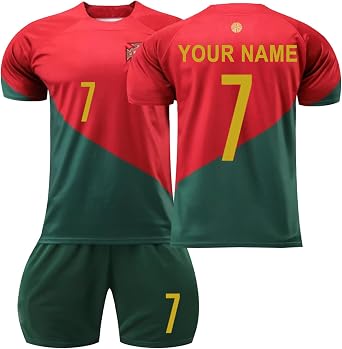 Football Kits for Kids and Adults, Personalized Football Jersey Shirts with Name Number, Gifts for Fans Boys