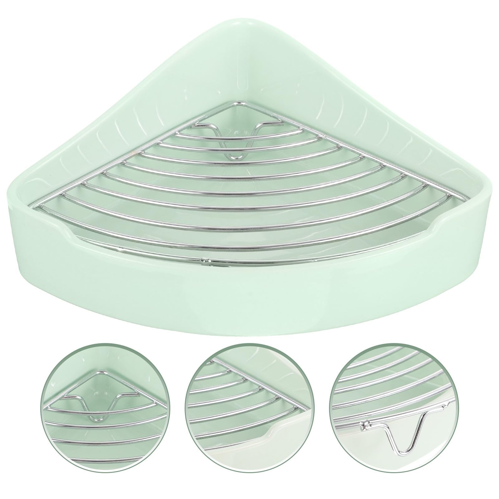 TOYANDONA Toilette Triangolare Resistente alle Macchie in Ceramica Smalto Interno ed Esterno per Piccoli Animali Come Porcellini D'india e Conigli per Uso Domestico