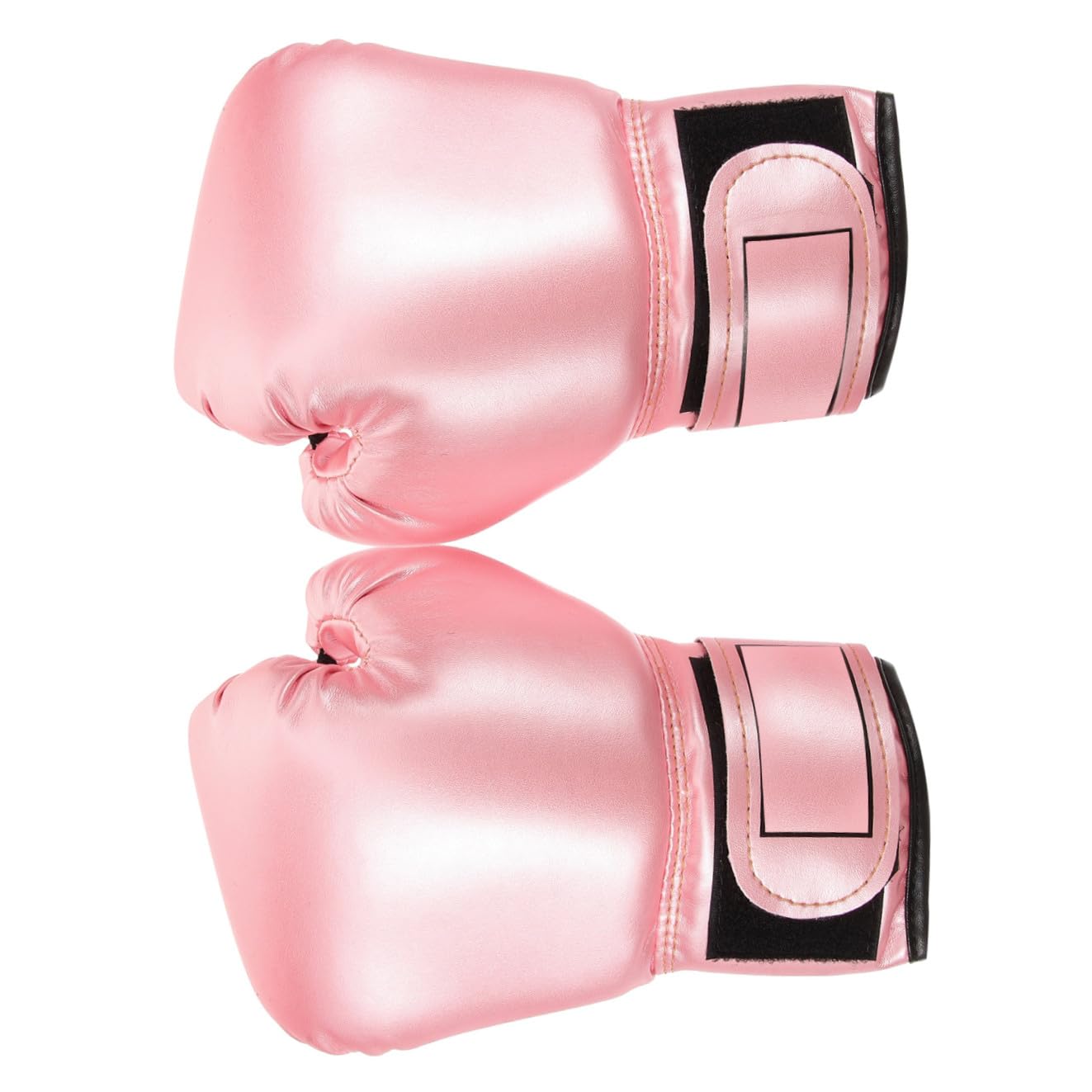 Kisangel 1paio Guantoni Boxe Per Sparring Regolabili Pu Imbottitura Per Kickboxing e Thai Per Allenamento e Sport Combattimento Rosa