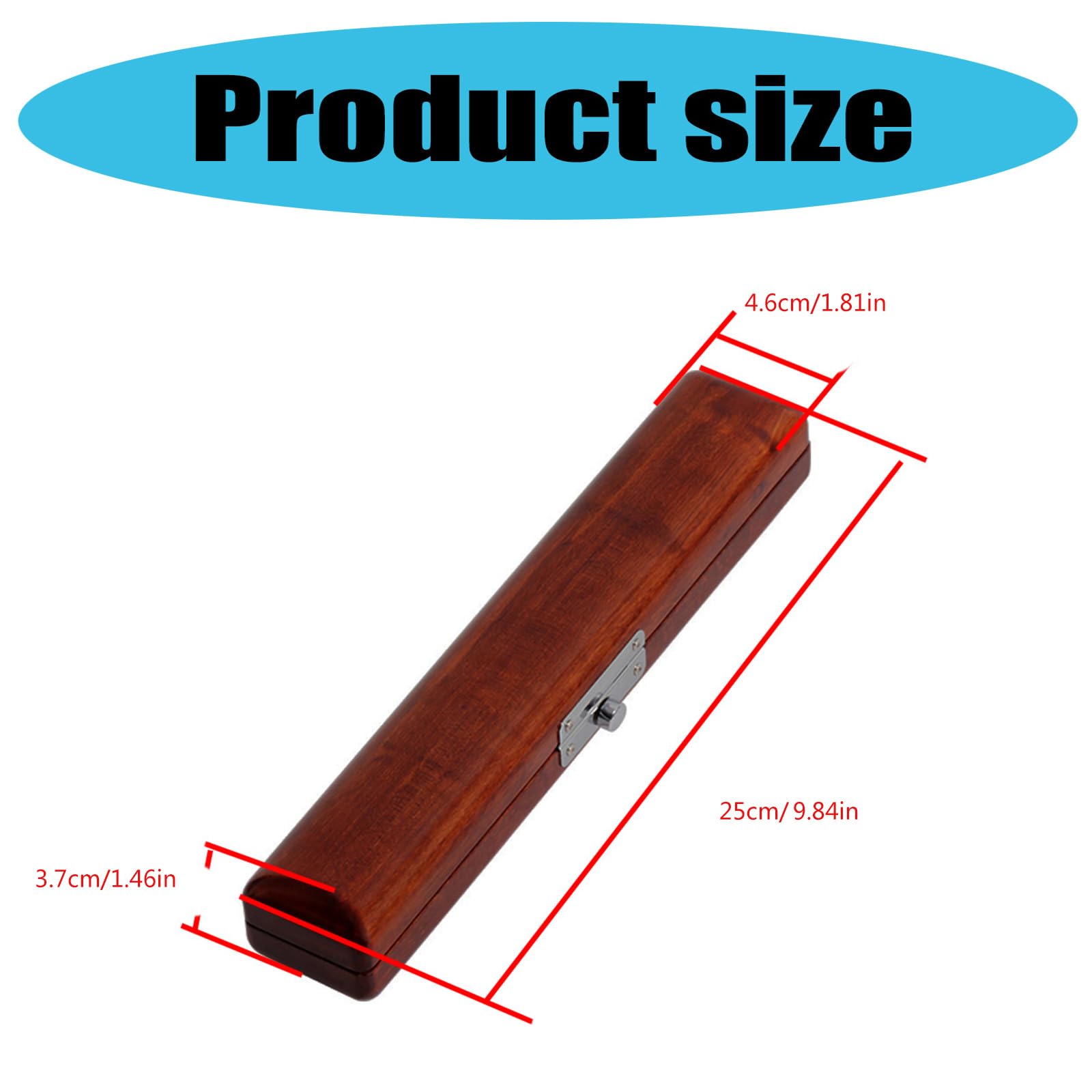 Housse de protection pour articulation de la tête de flûte, organiseur de tête en bois, structure en bois, convient pour les musiciens et les voyages, housse de protection portable pour rotule