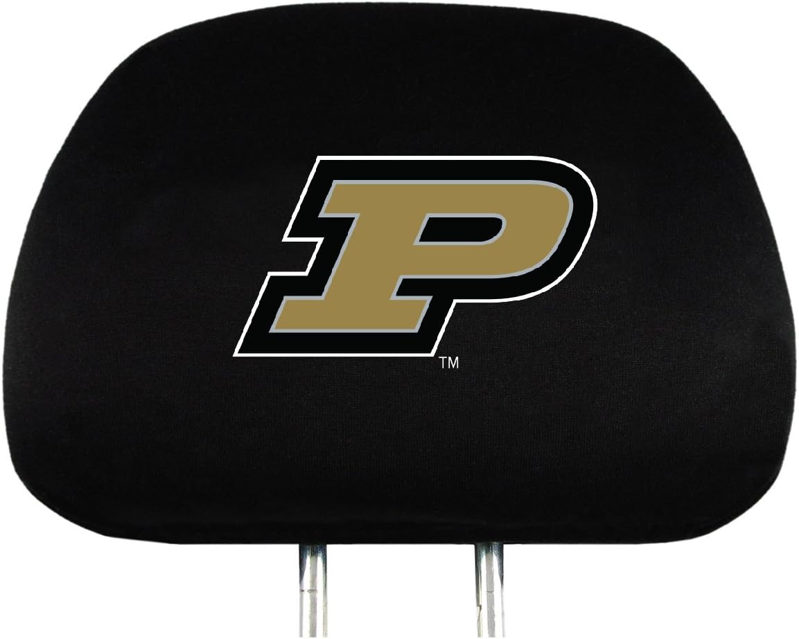 NCAA Purdue Boilermakers Head Rest Covers, 2-Pack