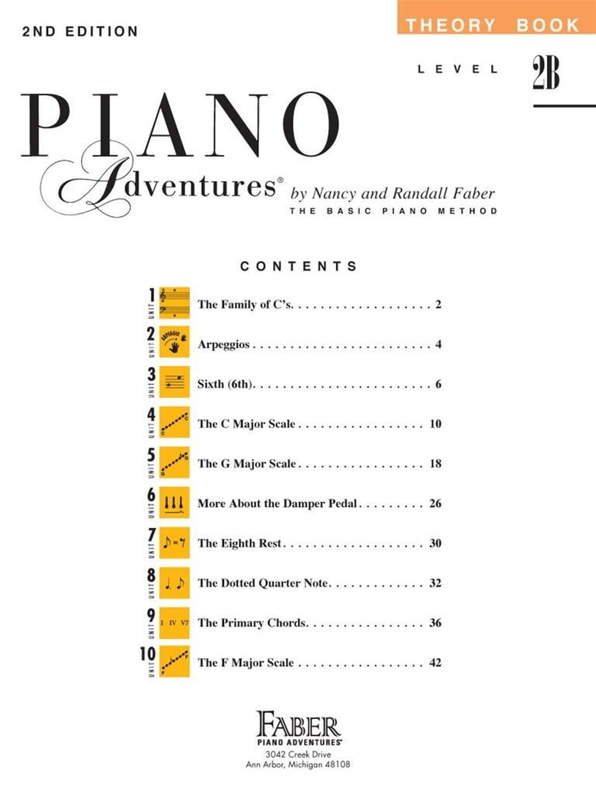 Piano Adventures: Theory Book - Level 2B, 2nd Edition | Beginner Sheet Music Theory Workbook | Learn Chords Rhythm and Scales in C G F | Faber Piano Method Book with Ear Training and Sight Reading — Amazon image 7