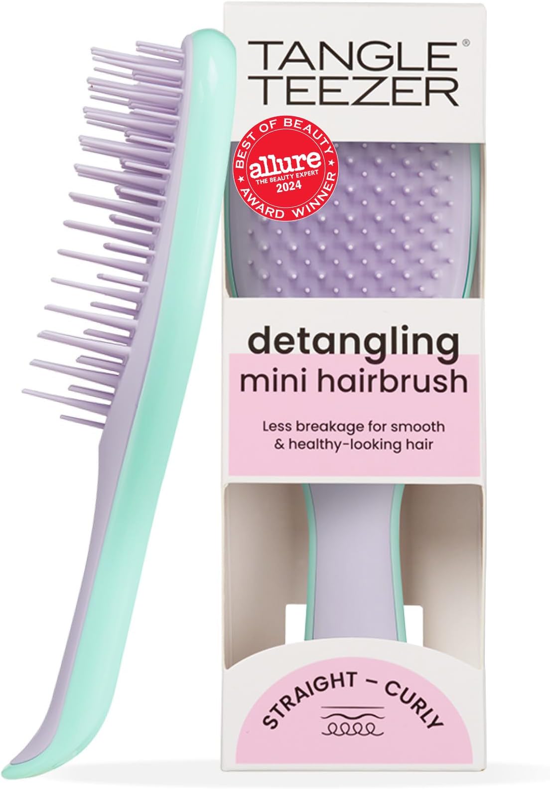 The Ultimate Detangler Mini, Mint Wisteria Leaf