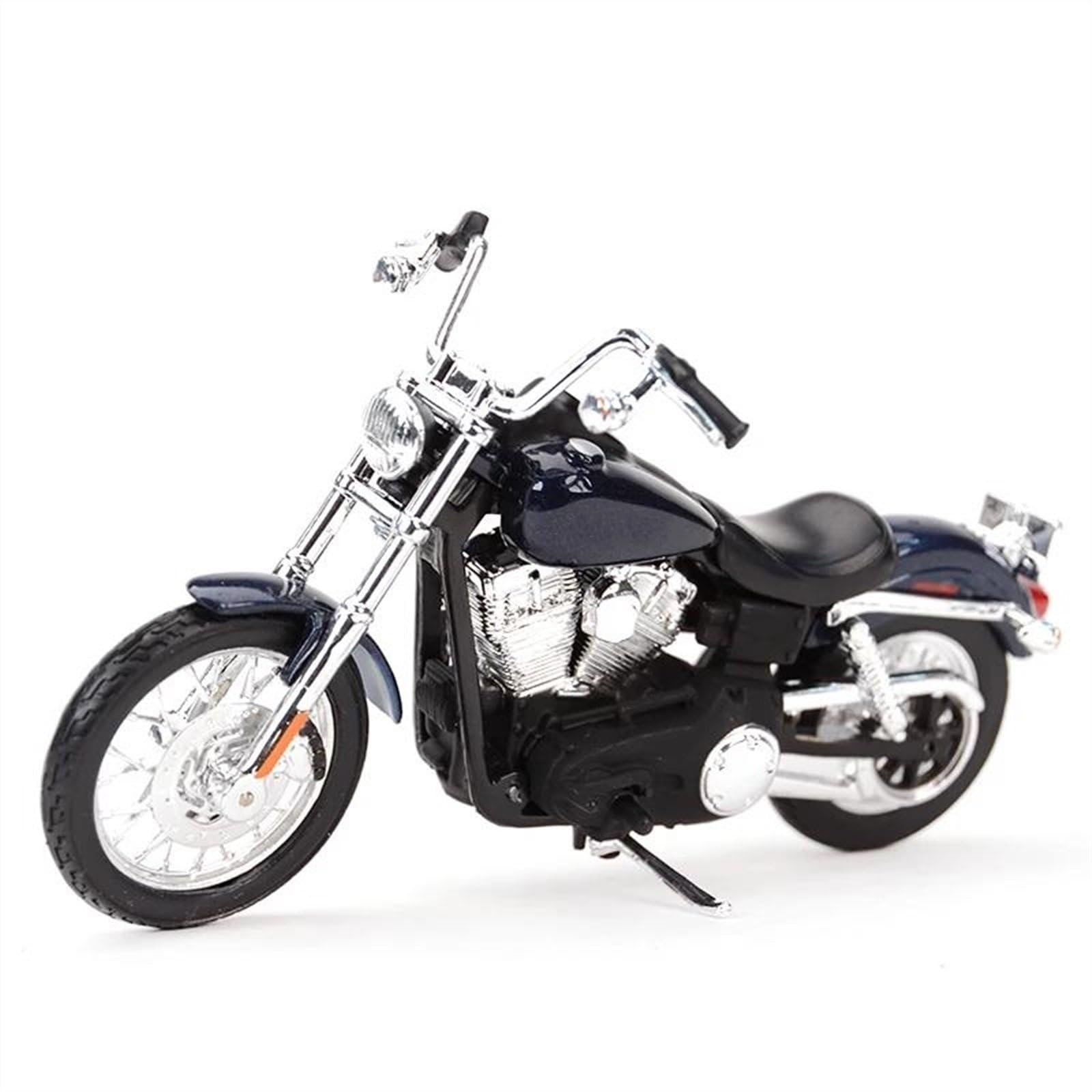SEYXF Motorbike Toy 1/18 for Harley for Davidson FXDBI for Dyna Street Bob 2006 Motorcycle Metal Model Collection Simulation Diecasts Gifts(Blue)