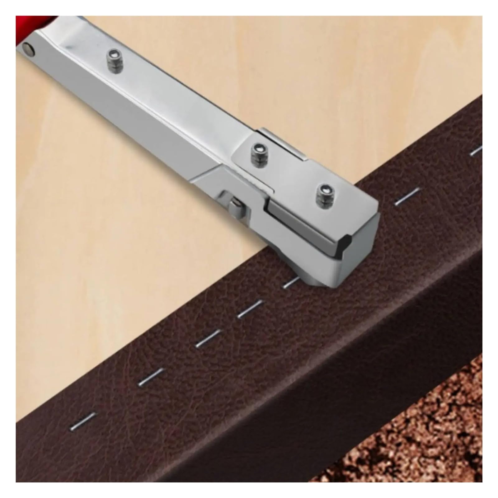 Graffettatrice Per Legno Cucitrice for cornici facile da usare Tappezzeria | Utensile manuale for chiodatrice for telai, graffette resistenti di lunga durata for riparazioni domestiche