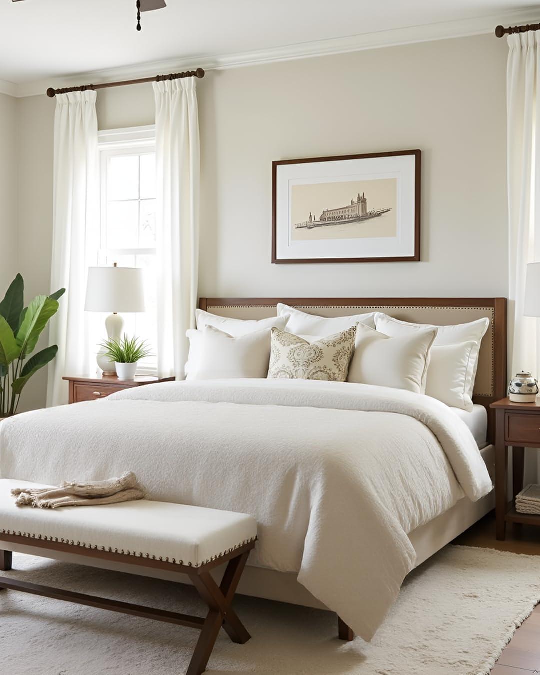 Lavish Comforts® Linen Duvet Cover Queen/Full│Extra Soft Natural Linen Duvet Cover Set with Bamboo Viscose│3 Pc Linen Duvet Cover Set: 1 Duvet Cover 86 x 86 w/ 2 Pillowcases │Gift-Ready Box