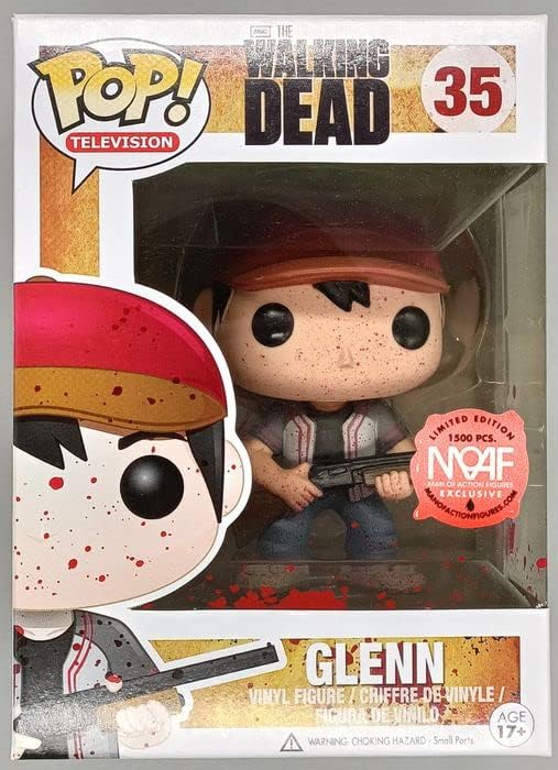 Funko Pop The Walking Dead TV Glenn Bloody Variant MoAF Exclusive