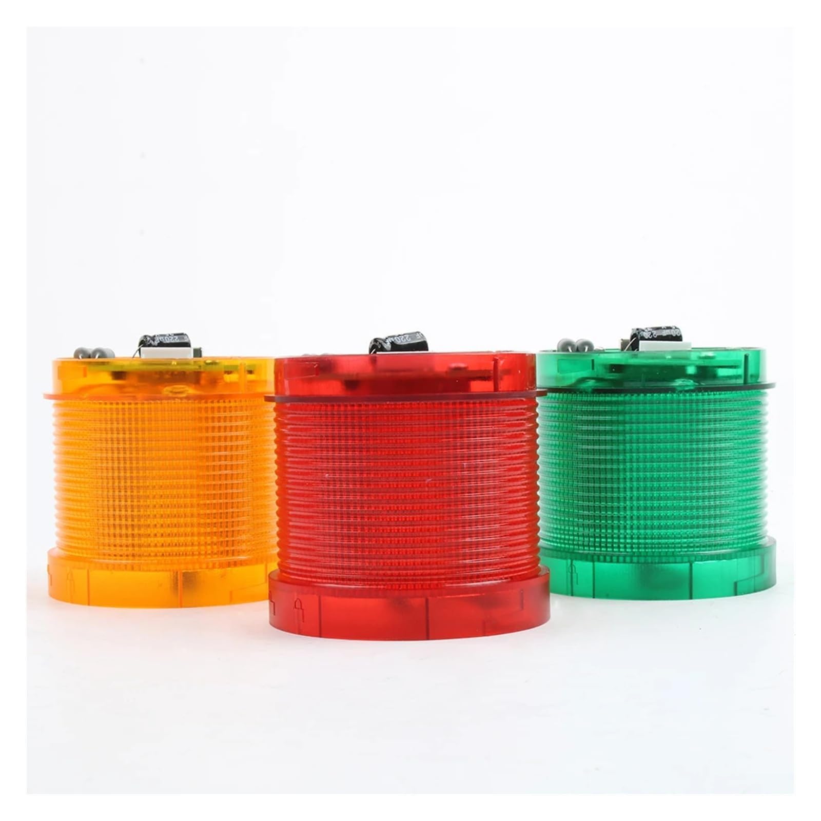 Przemysłowa lampa do układania w stos LTP-70 3 w 1 lampa ciągła/błyskowa/obrotowa lampa LED 12 V 24 V 220 V 70 mm brzęczyk/brak dźwięku (3 warstwy, 220 V)