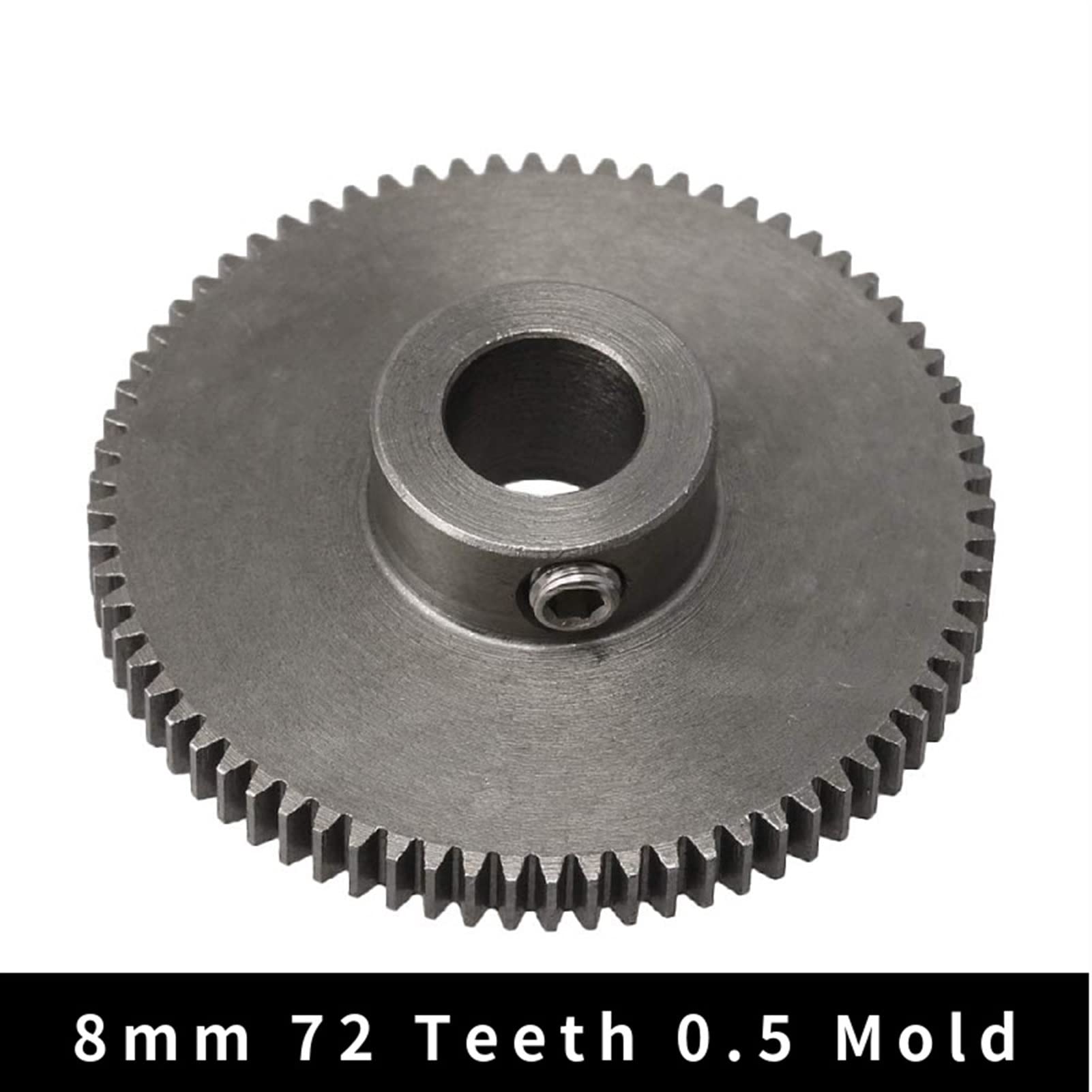 1 zestaw 72T 0,5 modułu zębatki 45 stal 5mm 6mm 8mm otwór