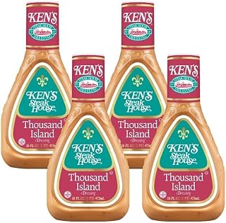 Ken's Steak House Thousand Island Dressing (Thousand Island, 16 Fl Oz (Pack of 4))