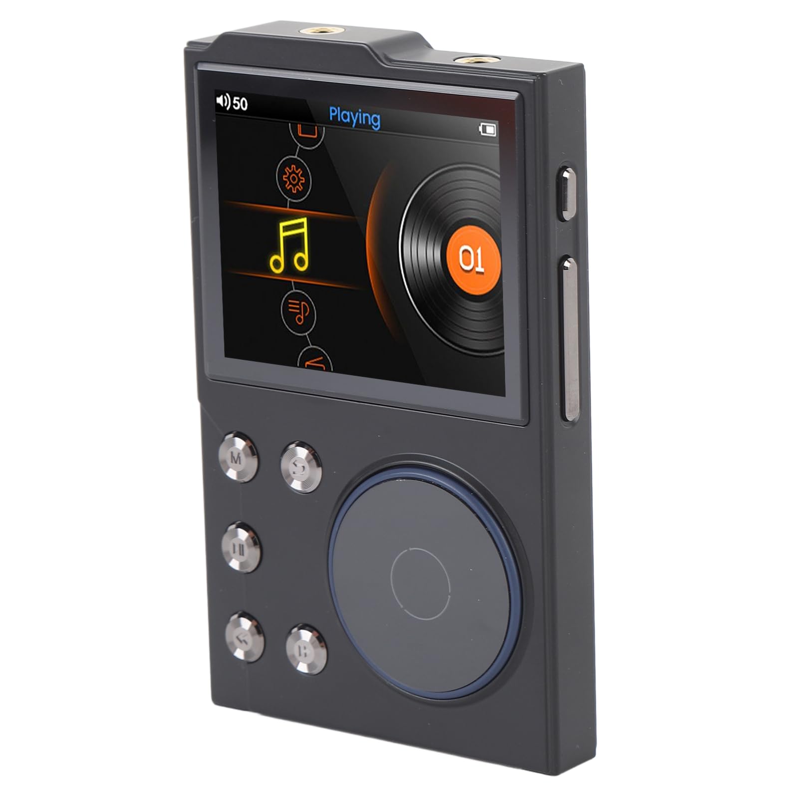 GOWENIC Lettore Musicale DSD Portatile Senza Perdita di Dati |Lettore MP3 con Display HD da 2,4 Pollici con Bluetooth 5.3 per Viaggi, Spazio di Archiviazione da 16 GB, Batteria da 10 Ore