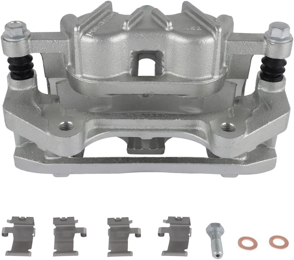 SCITOO 18B5469 Front Right Disc Brake Caliper w/Bracket Fit for Ford for Explorer 2013-2016,for Ford for Police Interceptor Utility 2013-2016,for Lincoln MKT 2013-2018, Double Pistons