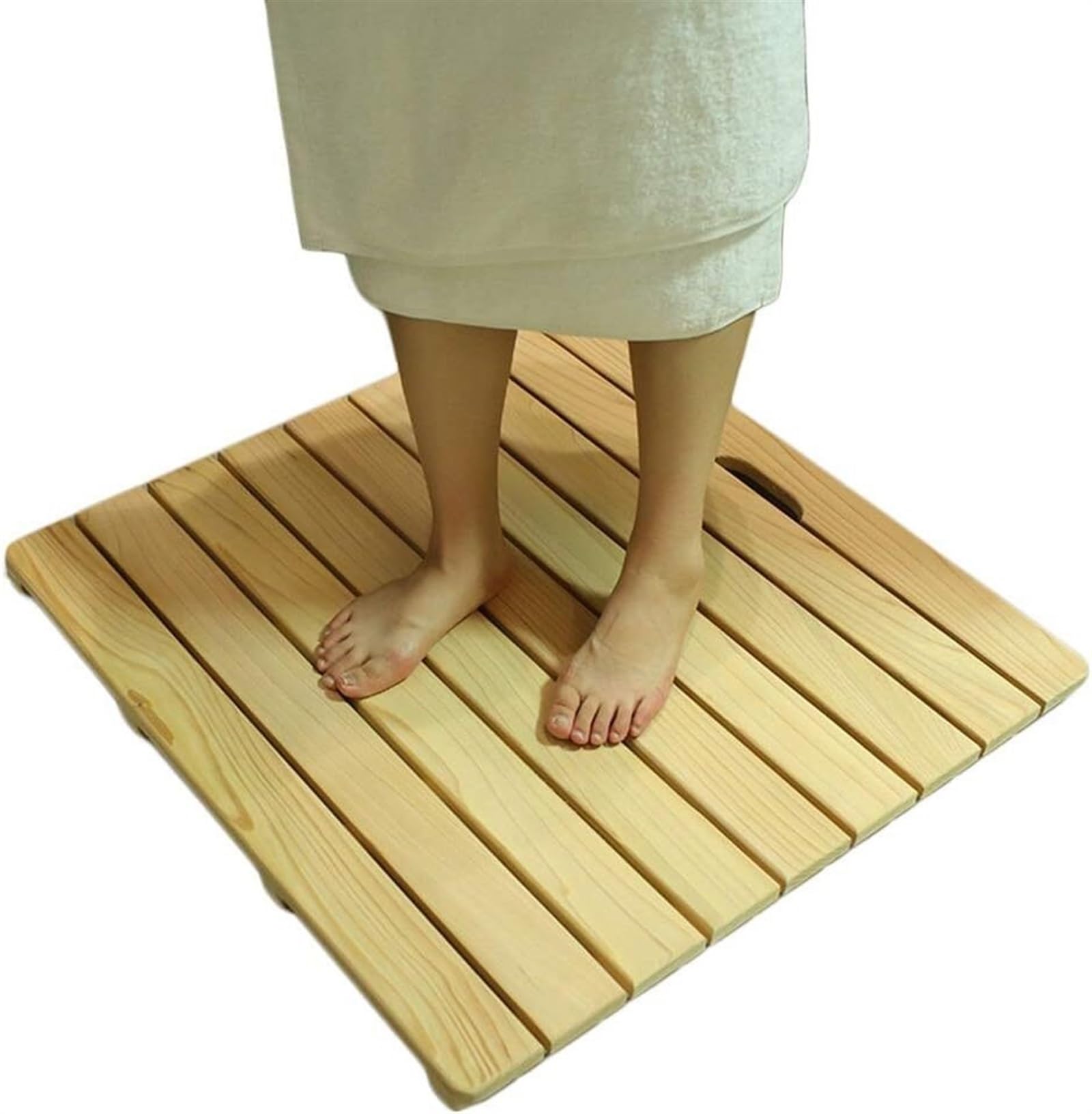 Tapis de douche en bois antidérapant évite les sols glissants de bain