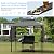 Tangkula 13.5x4 Ft Grill Gazebo with Dual Side Awnings, Double Tiered BBQ Gazebo with 2 Side Shelves, Heavy-Duty Steel Frame, CPAI-84 Barbecue Grill Gazebo Shelter for Patio, Garden, Beach, Terrace