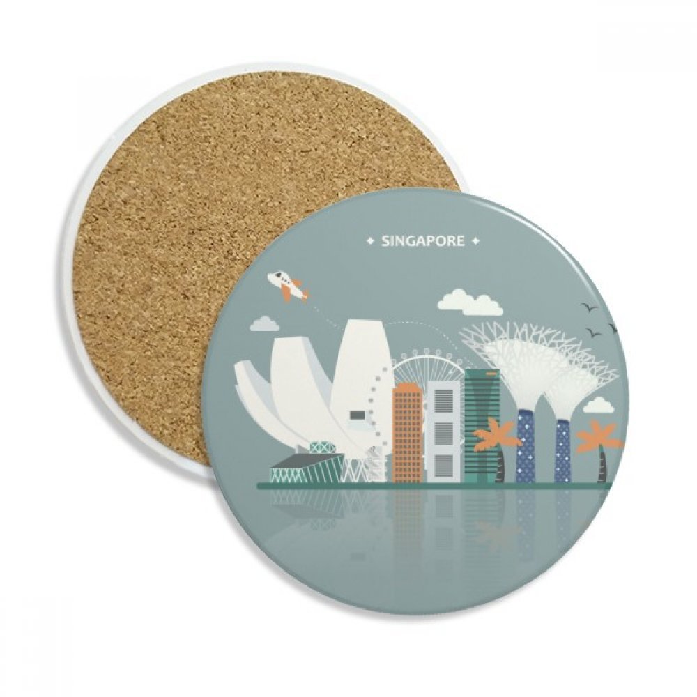 Coaster céramique Singapour pour sublimer vos pauses café