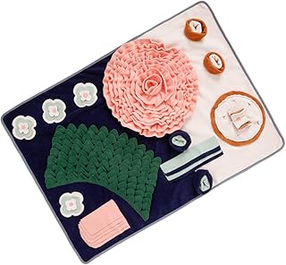 Balacoo Pet Sniffing Pad Puppies Toys Pet Food Feeder Snuffle Mat for Dogs Doggy Toy Pet Feeding Pad Dog Snuffle Feeding Mat Toys for Puppies Food Toy Travel Puzzle Felt Cloth Dining Table