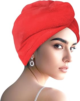 Microfiber Hair Drying Towel Wrap,Hair Turbans Towel for Wet Hair