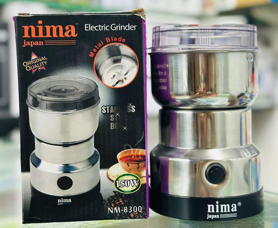 RH MALLNima Mixer Grinder Mini Electric Small Grinder Mini Mini Electric Grinder Small Mixer Grinder Mini Mixer Stainless Steel Electric Masala Grinder Mini Spice Machine for Kitchen Mini Mixer