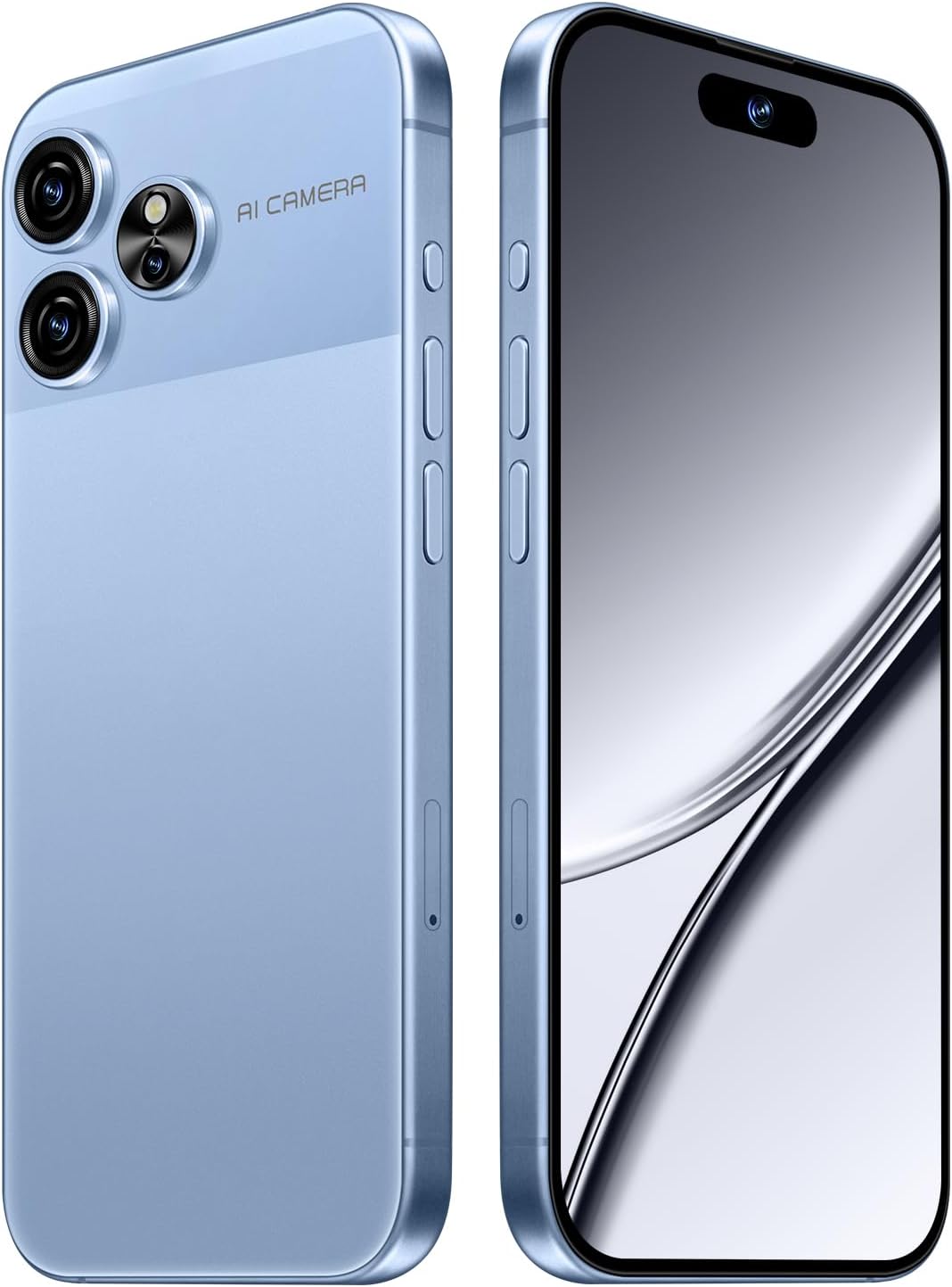 Unlocked Phones A19 pro max 5G Cell Phone Android 13 Smartphones 8GB+256GB/6.8" Display/108MP+48MP Camera/6800 mAh(Blue)