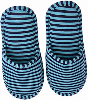 [TOPINCN] ホテル旅行可能な折りたたみ式再利用可能な屋内用ソフトコットン製滑り止めパッド【男性用】3足セット